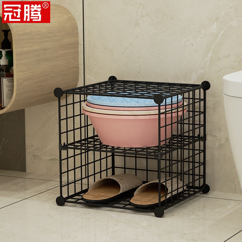 宿舍卫生间收纳神器置物架大学生寝室浴室脸盆收纳架子角架免打孔