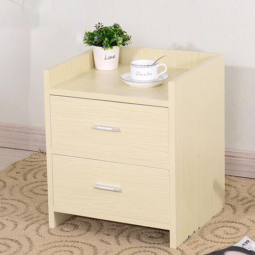 床头柜抽屉卧室板式床边小柜现代简约定制收纳床头柜