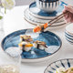 Ceramic rice bowl dinner plate soup bowl chopsticks simple Nordic ins style creative 2/4/6 people light luxury dishes spoon tableware set Ceramic rice bowl dinner plate soup bowl chopsticks simple Nordic ins style creative 2/4/6 people light luxury dishes spoon tableware set