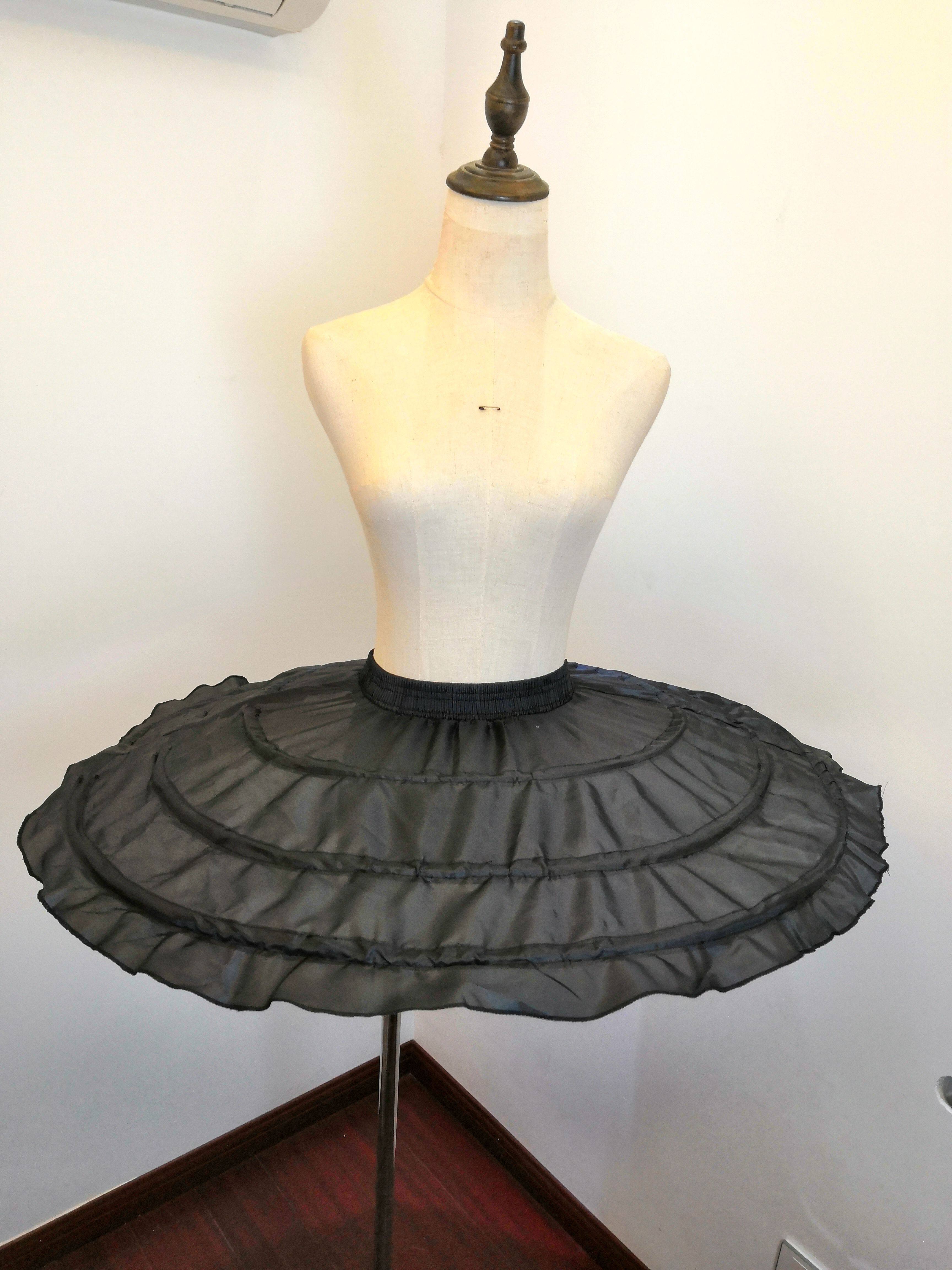 裙撑荷叶暴力鱼骨芭蕾舞演出毕业服装设计定做婚纱裙撑