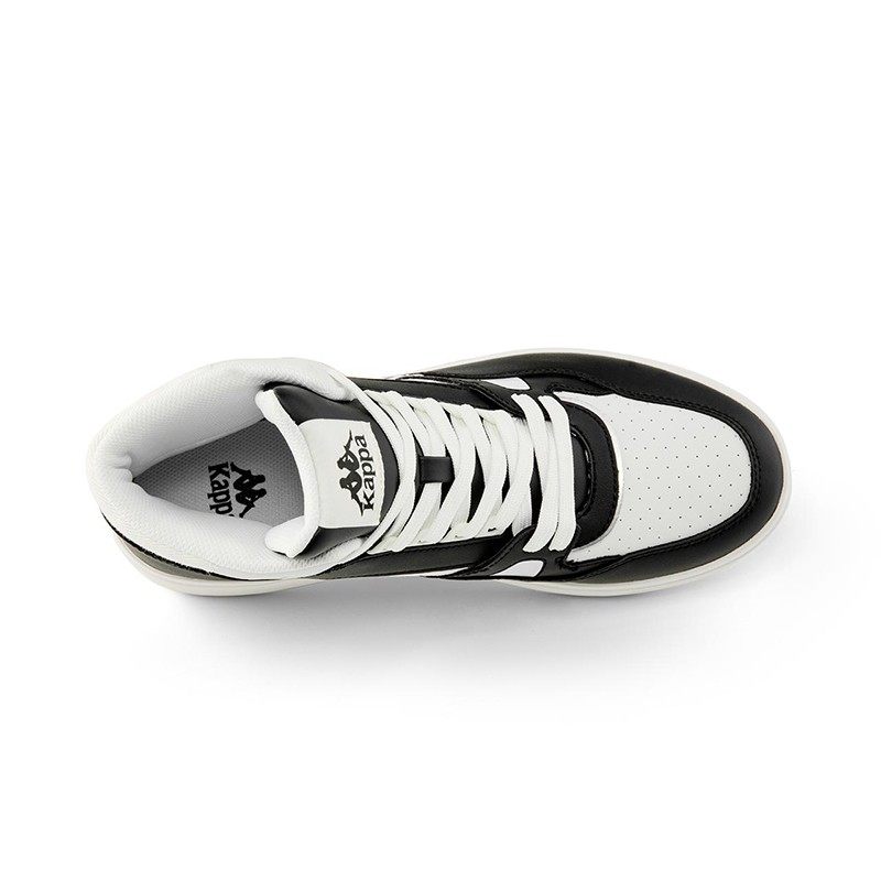 kappa卡帕皮面面板情侣男女运动鞋高帮篮球鞋小白鞋篮球鞋