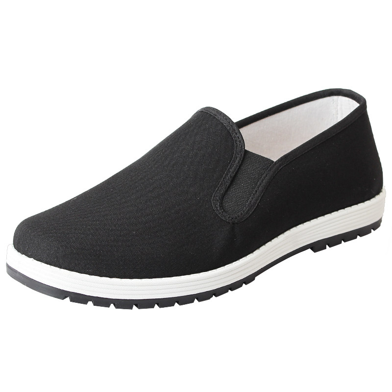 休闲3515强人老北京布鞋圆头男单鞋套轻便父亲一脚布鞋