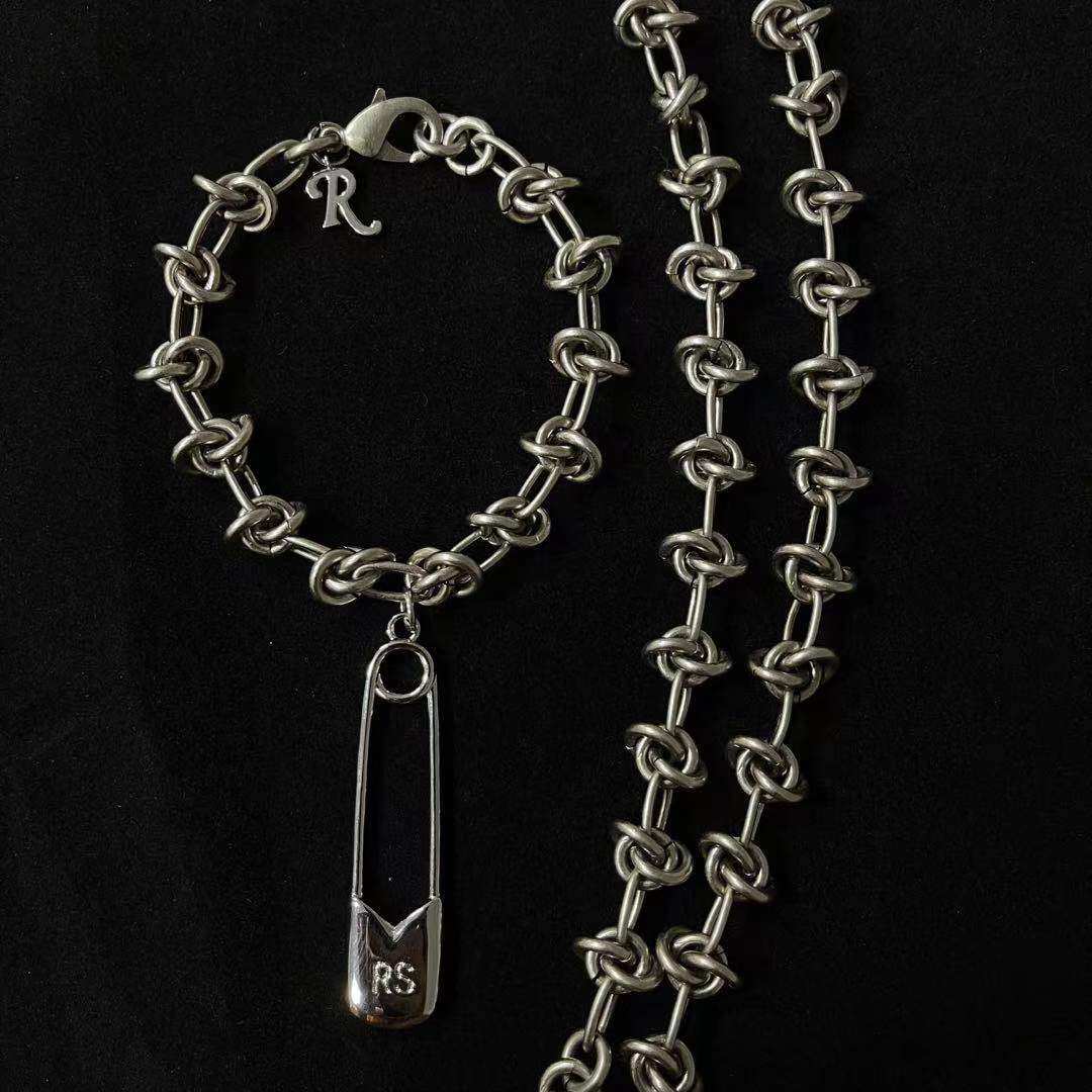 sr21新款rafsimons风格春夏情侣手链复古古高街项链