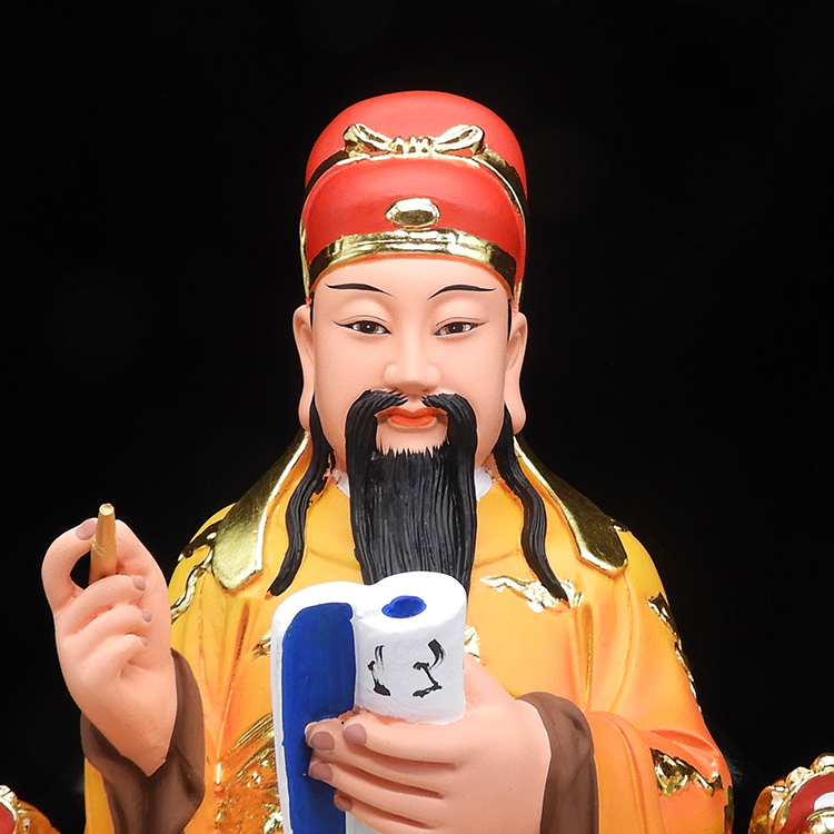 神像文昌帝君树脂彩色摆件