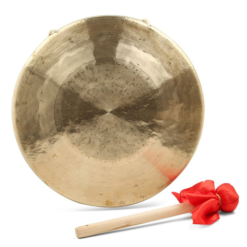 秦翔铜锣33cm中虎音锣31厘米高虎35cm低虎音锣戏曲响铜锣大锣乐器