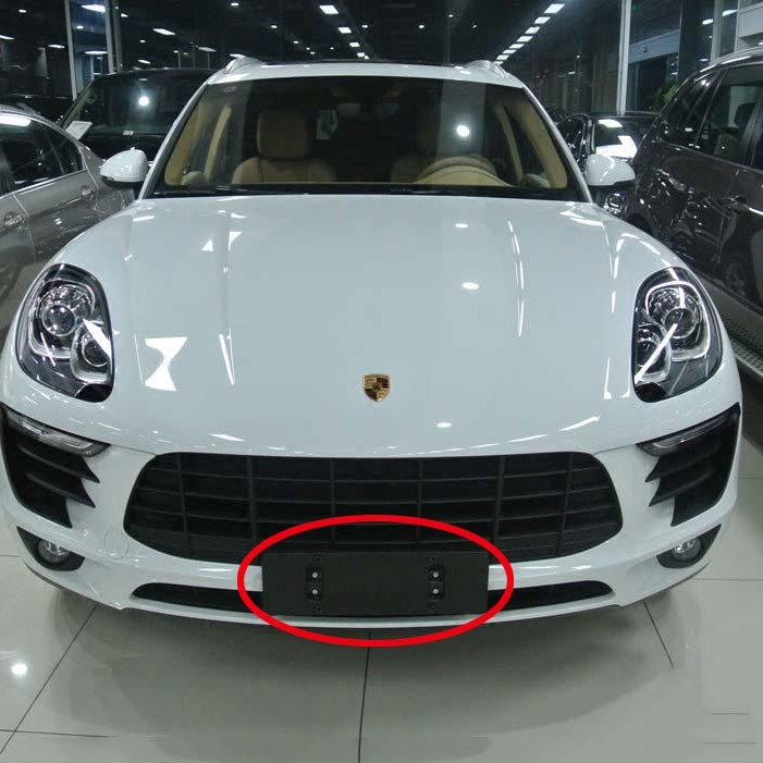 保时捷底座玛卡托盘车牌卡宴macan小卡转换牌照车牌架