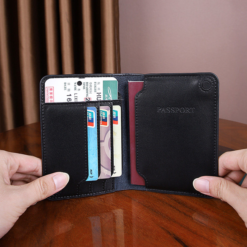 证件包留学护照夹包收收纳包卡包真皮便携钱包一体证件包
