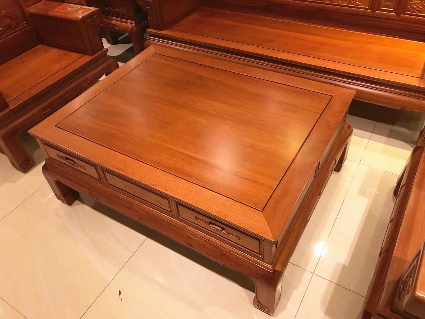 红木沙发菠萝格实木家具明清仿古花梨木素兰亭中式实木沙发