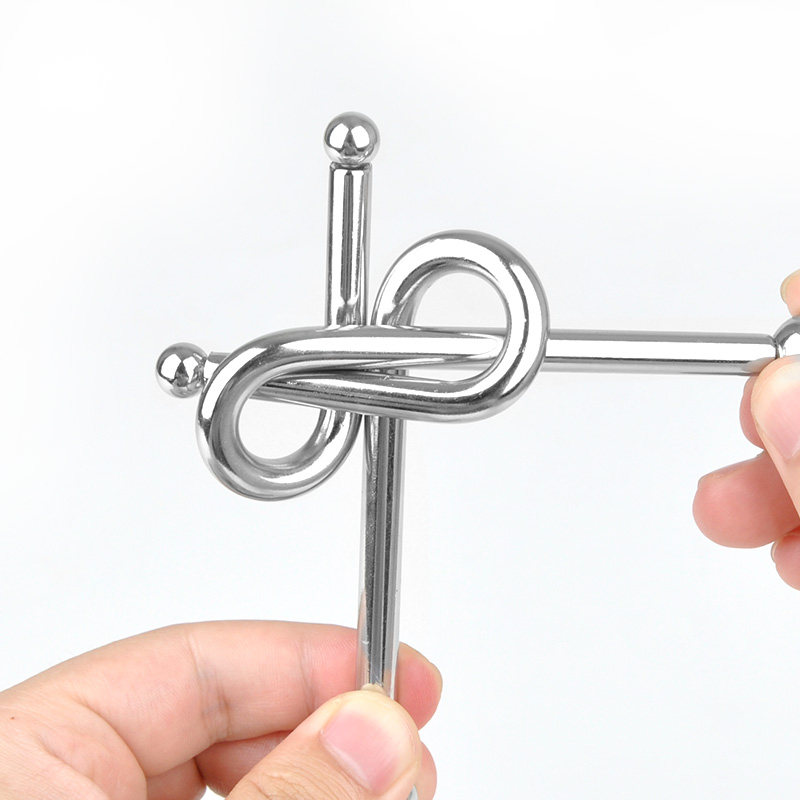 米米智玩 金属解环智力扣孔明锁鲁班锁成人学生解锁连环益智玩具