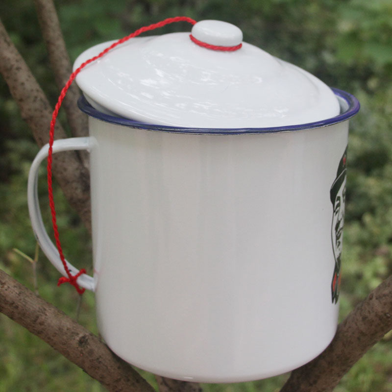 尹正同16cm超特特大号搪瓷水杯杯子啤酒茶缸怀旧马克杯