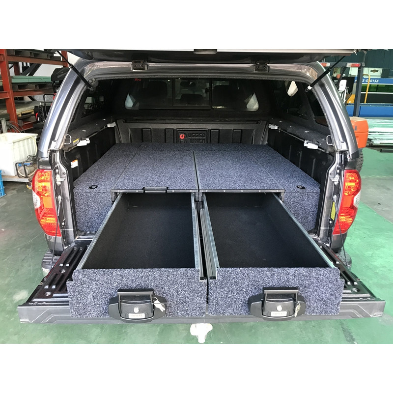 丰田坦途皮卡行李箱抽屉 后备箱车床 抽屉储物箱 收纳箱