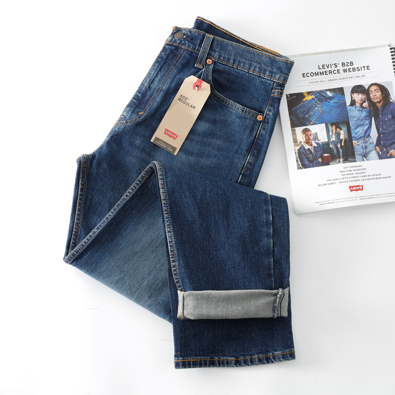 美版Levis李维斯505系列正品宽松直筒牛仔裤春季潮流经典长裤男潮