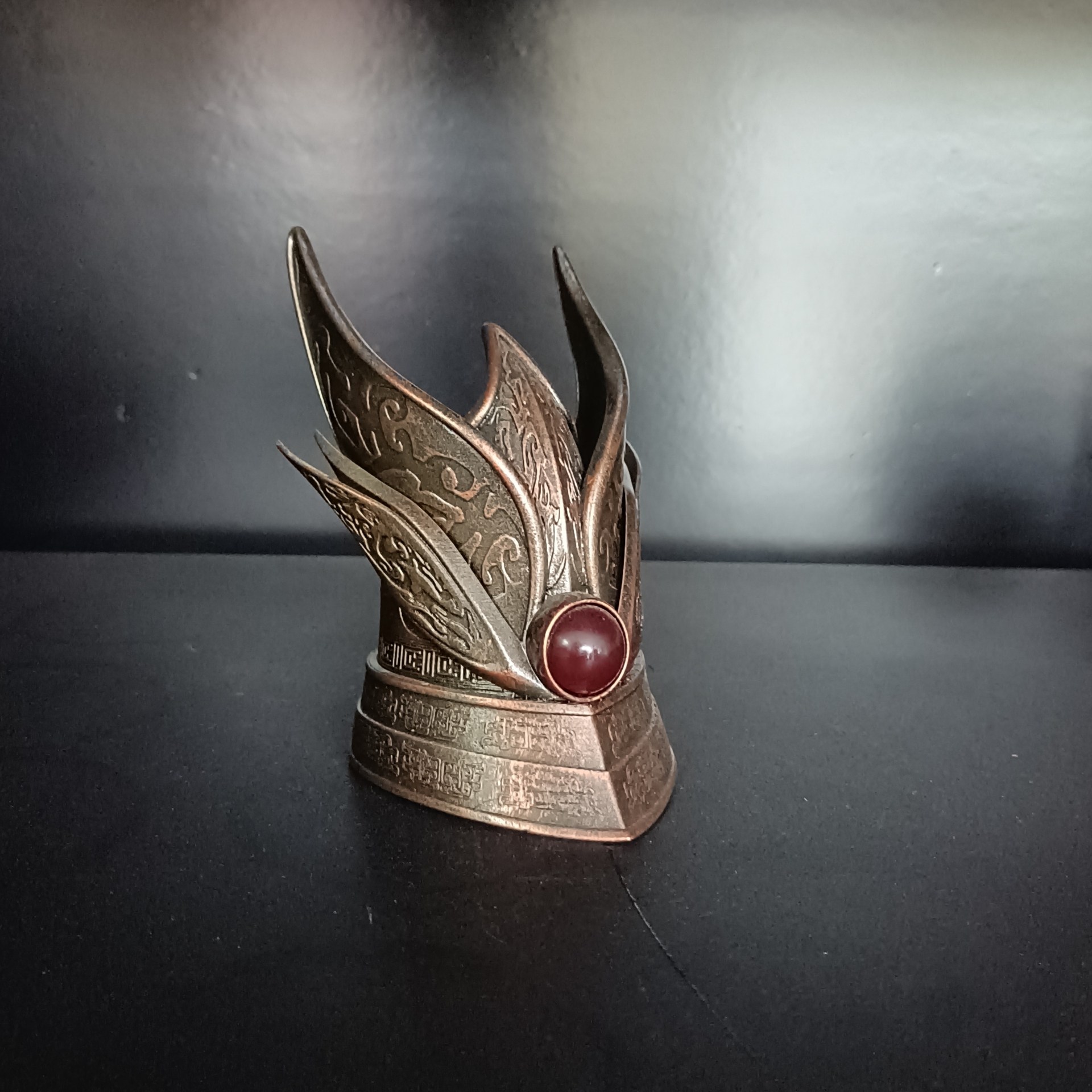 3d影视发冠宫廷复古将军武士头冠盔甲甲冠发饰