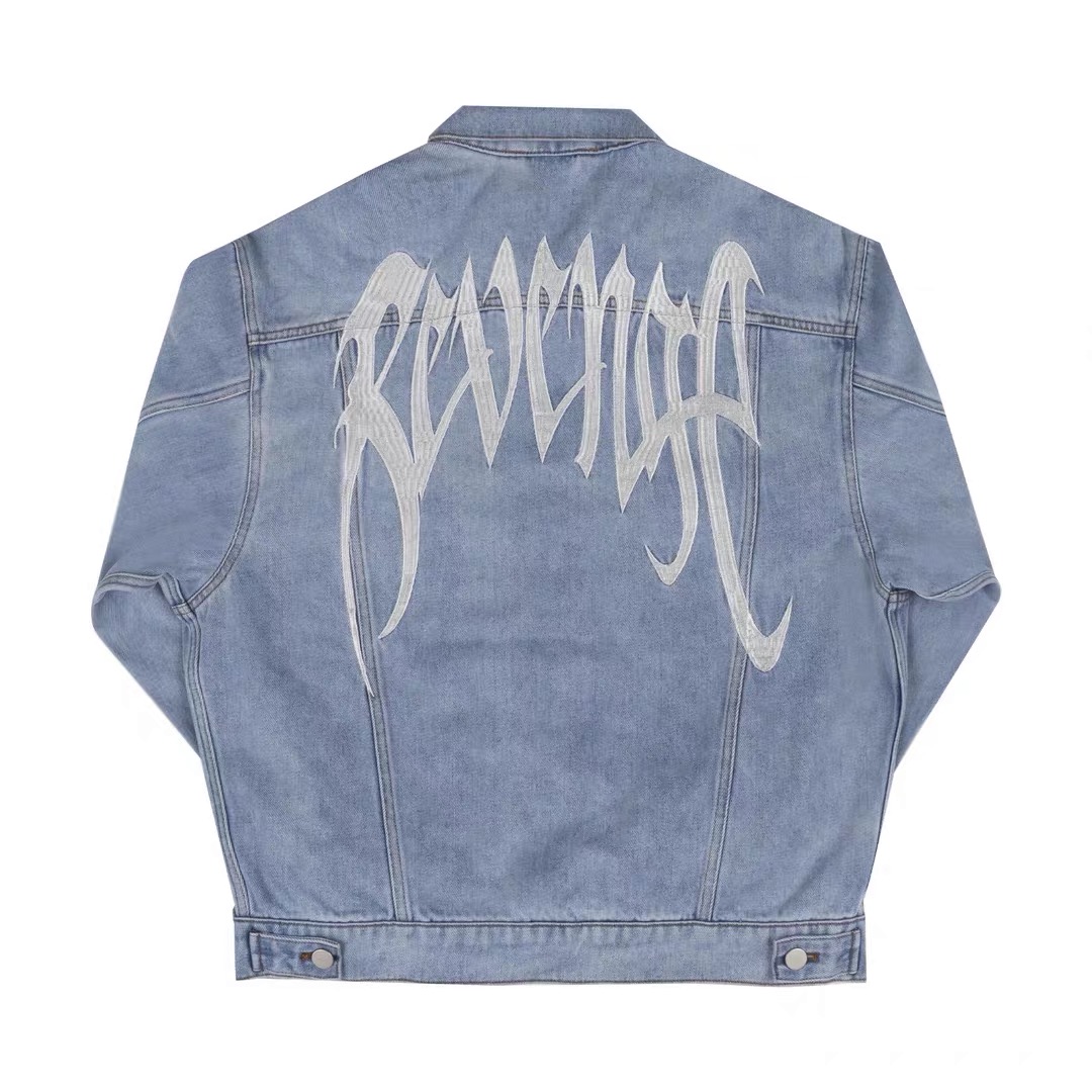 【现货】revenge  Denim embroidered jacket 20SS 牛仔夹克 外套