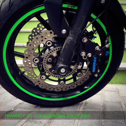 frando车力屋z650ninja650改装卡钳鲍鱼转接刹车其他摩托车用品
