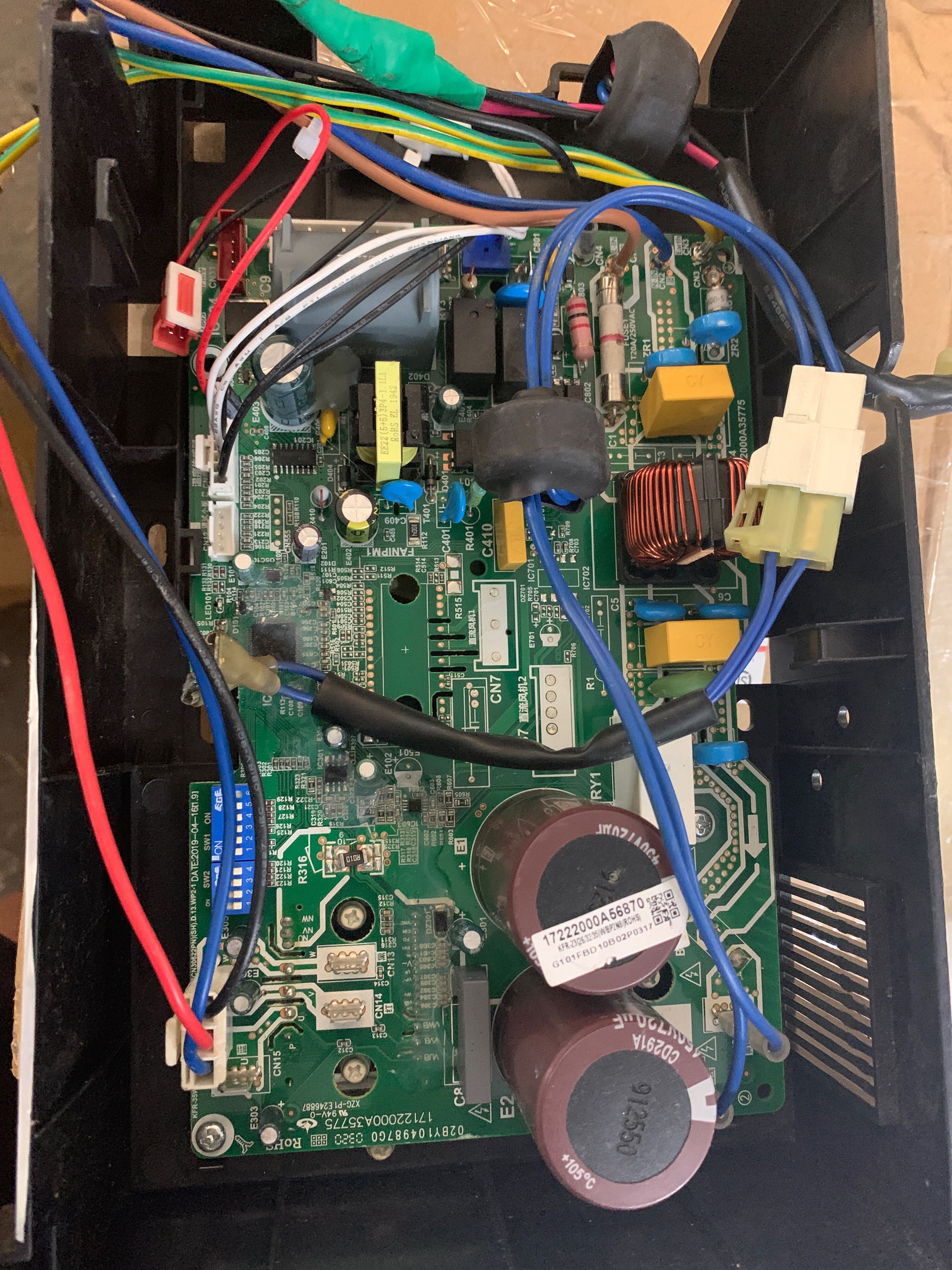 美的变频空调配件拆机外机主板kfr-23pcb电路板
