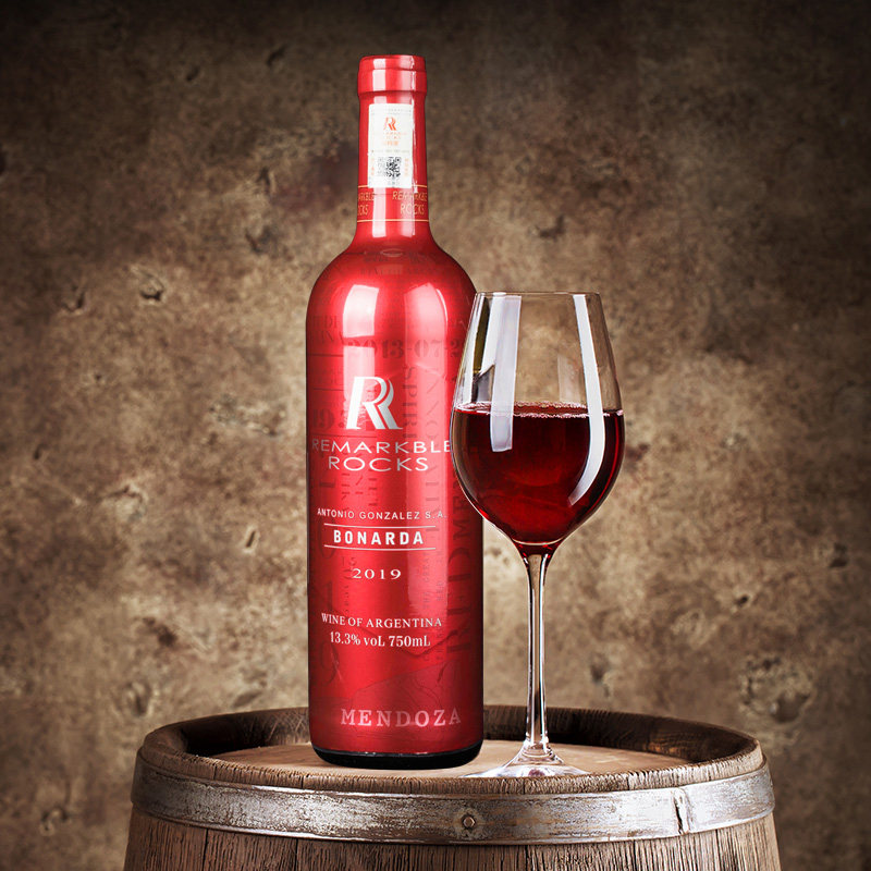 阿根廷瑞玛宝进进口原汁红葡萄酒750ml瓶装送礼婚用干红静态葡萄酒