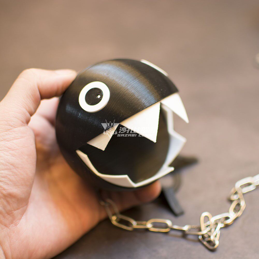 超级玛丽mario铁链链球旺旺游戏模型道具沙扎部落游戏实物周边