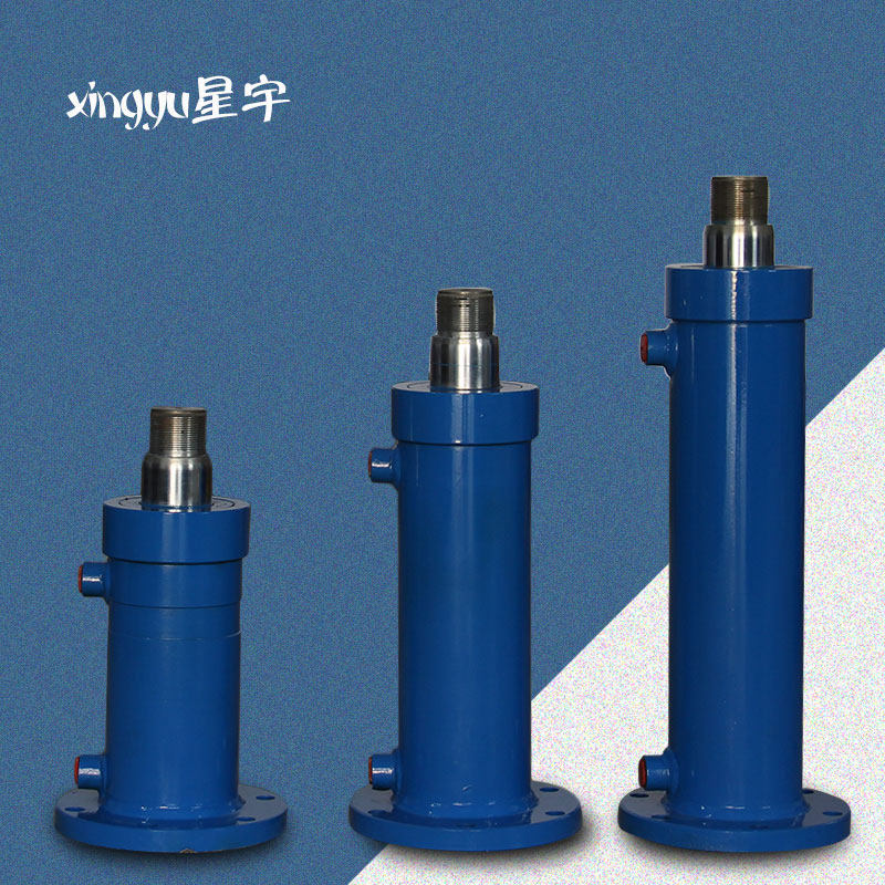 液压油缸15吨法兰双向油顶打包升降机微型小型其他液压工具