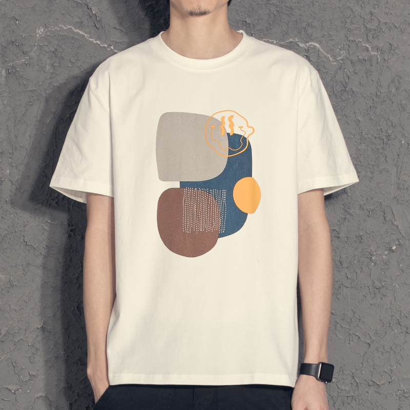 2021新款夏季男士圆领短袖韩版潮流休闲百搭半袖白色T恤打底衫男