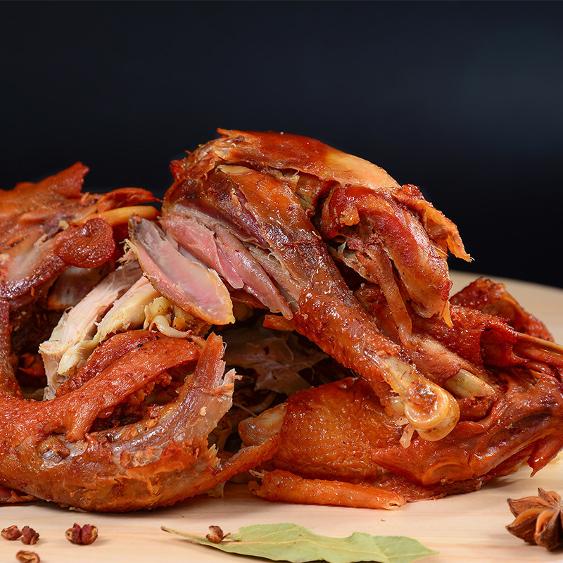 东北烧鸡老式帮子熏鸡旗舰店烤鸡正宗尹家年货鸡肉零食