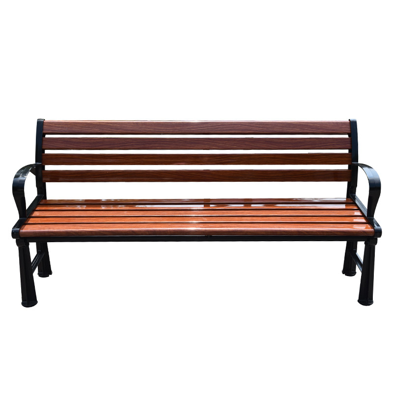 户外公园椅休闲长椅子区广场椅户外椅实木座椅田园长条凳家具别墅