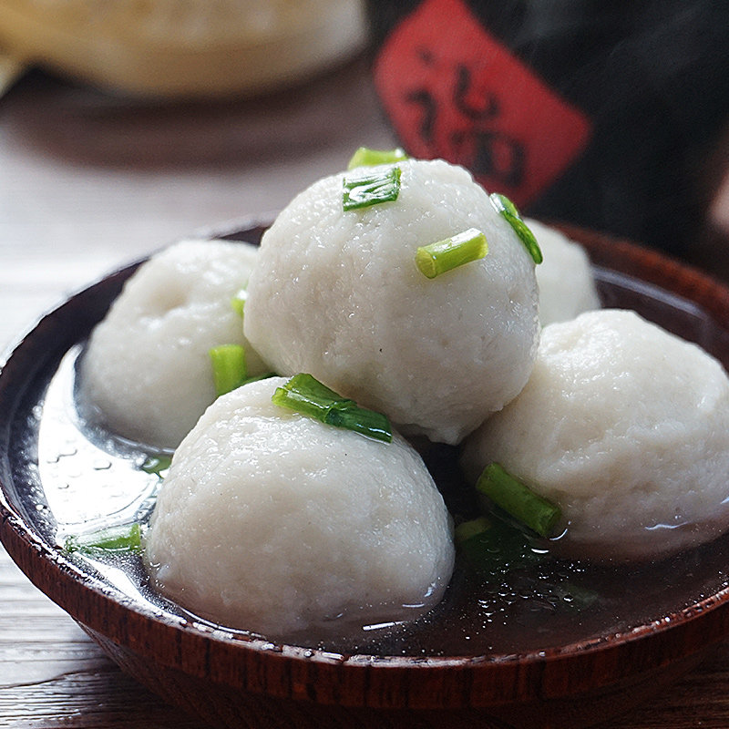 福建特产福州鱼丸传统中号手工鱼丸海鲜鱼肉丸鱼丸