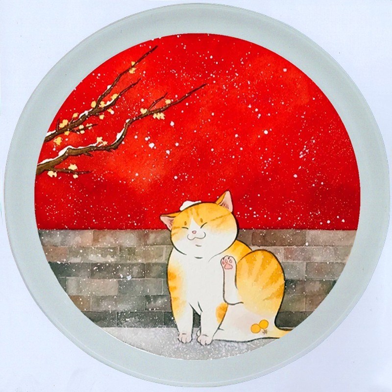 景泰蓝画工沙子丝彩金丝彩初学儿童图案掐丝包图案景泰蓝