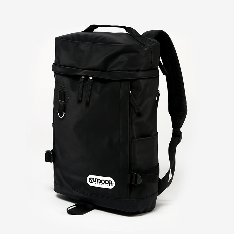 outdoor products方形帆布背包男士大容量双肩包户外旅行运动包