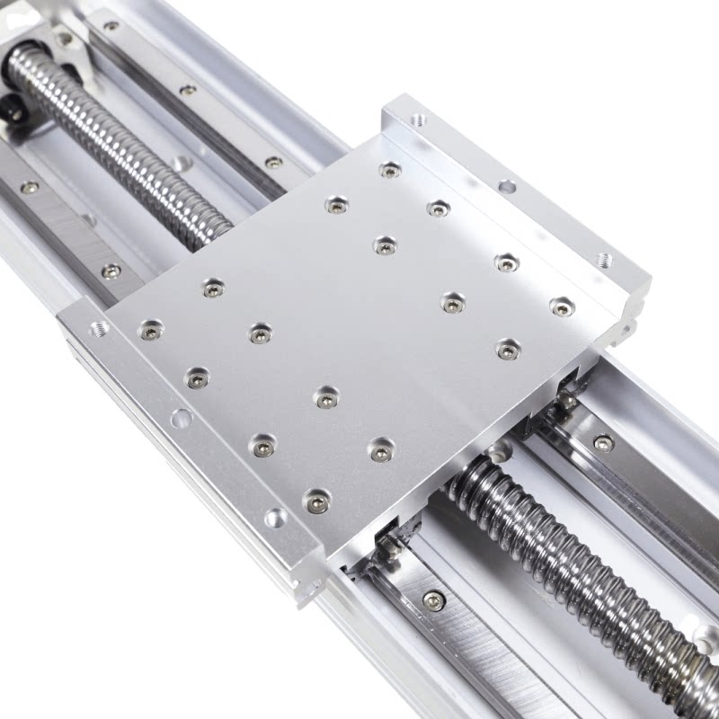 模组滑台密封防尘直线滚珠丝杠双线步进数控工作台