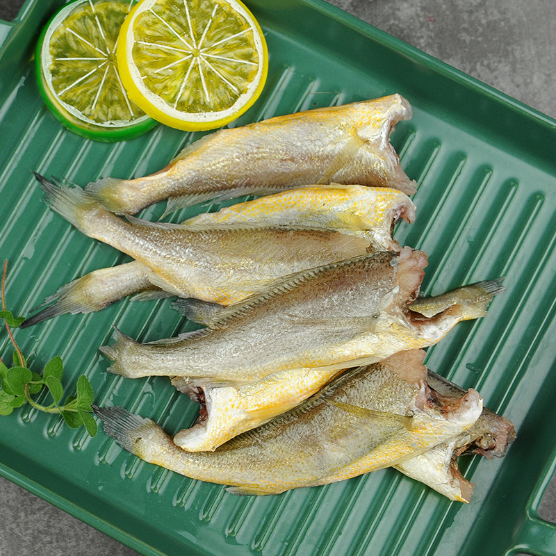 舟山鲜冻去头头小黄鱼鲜活冷冻深海黄花鱼烧烤黄鱼