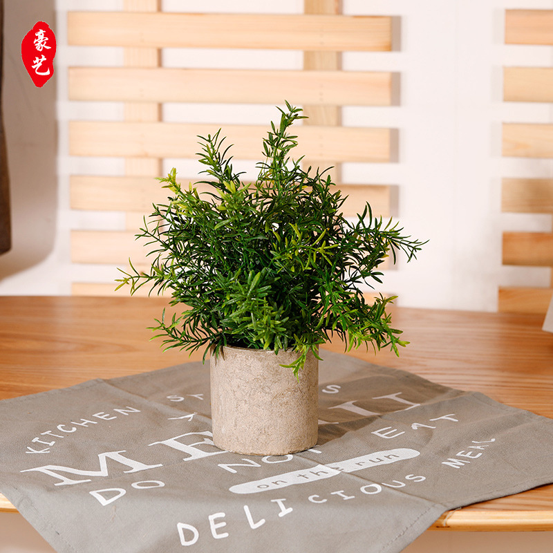 仿真鸭舌绿植盆栽塑料花盆假花树球桌面盆景其他特色工艺品