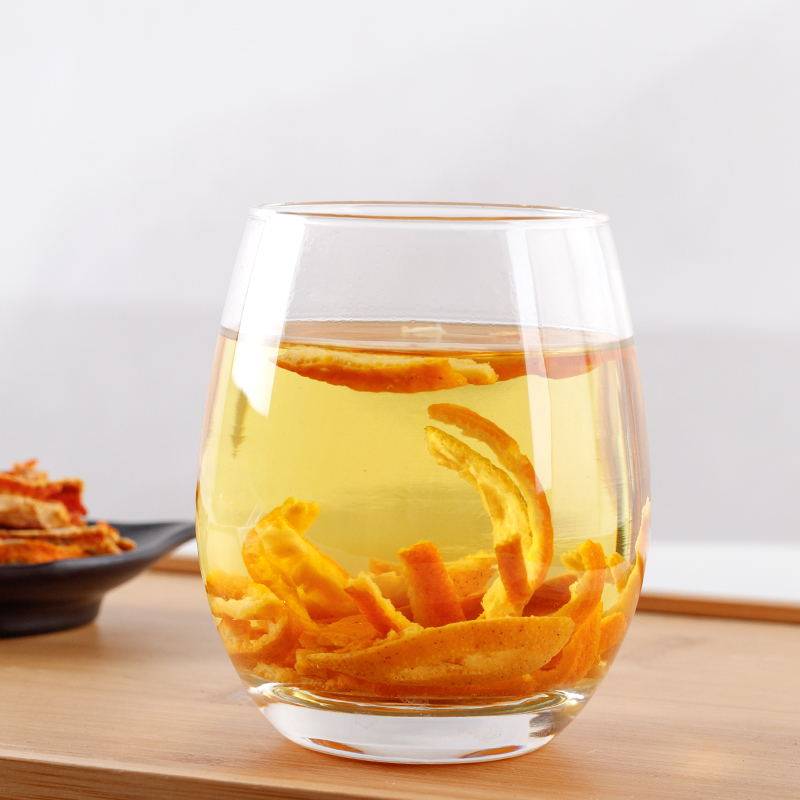 陈皮橘子花草茶泡水搭配洛神花无新会橙皮罐装代用