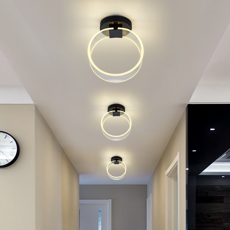 现代简约led过道走廊造型射灯轻奢创意玄关天花射灯