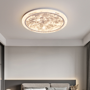 意式极简圆形护眼大气主卧室房间吸顶灯简约现代高级感轻奢卧室灯