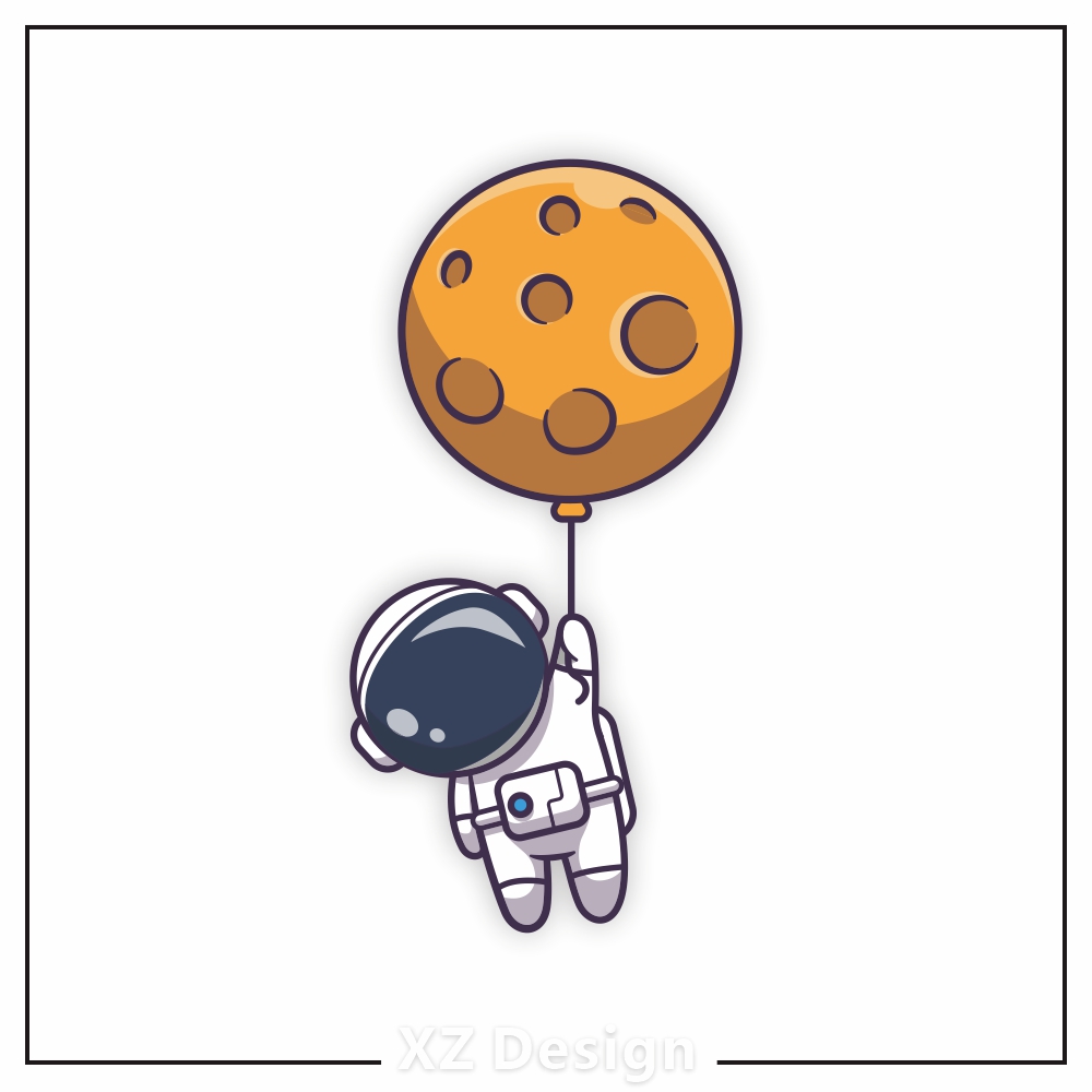 汽车摩托车太空宇航员nasa创意装饰原创贴纸电动车贴纸