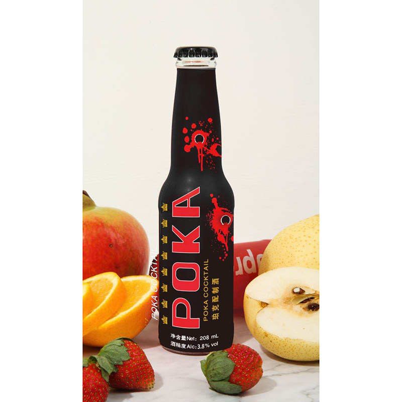 poka珀克配制制酒网红预调鸡尾酒208ml瓶装伏特加功能饮料饮品