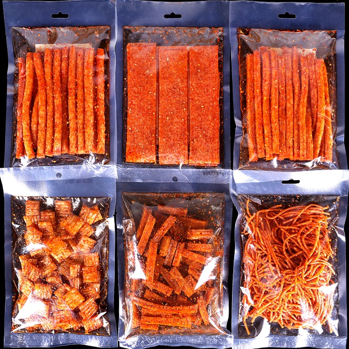 网红辣条 麻辣零食大礼包 湖南特产儿时休闲小吃一箱混搭辣片辣棒