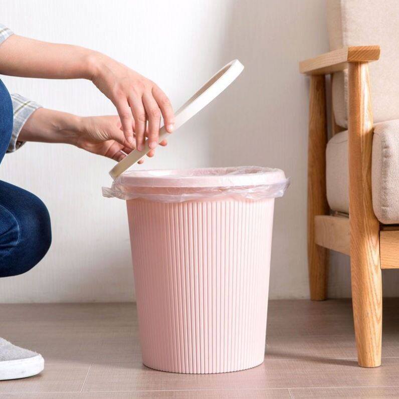 垃圾桶无盖简易家用废纸桶卫生间纸篓废物简单书房生活创意室内