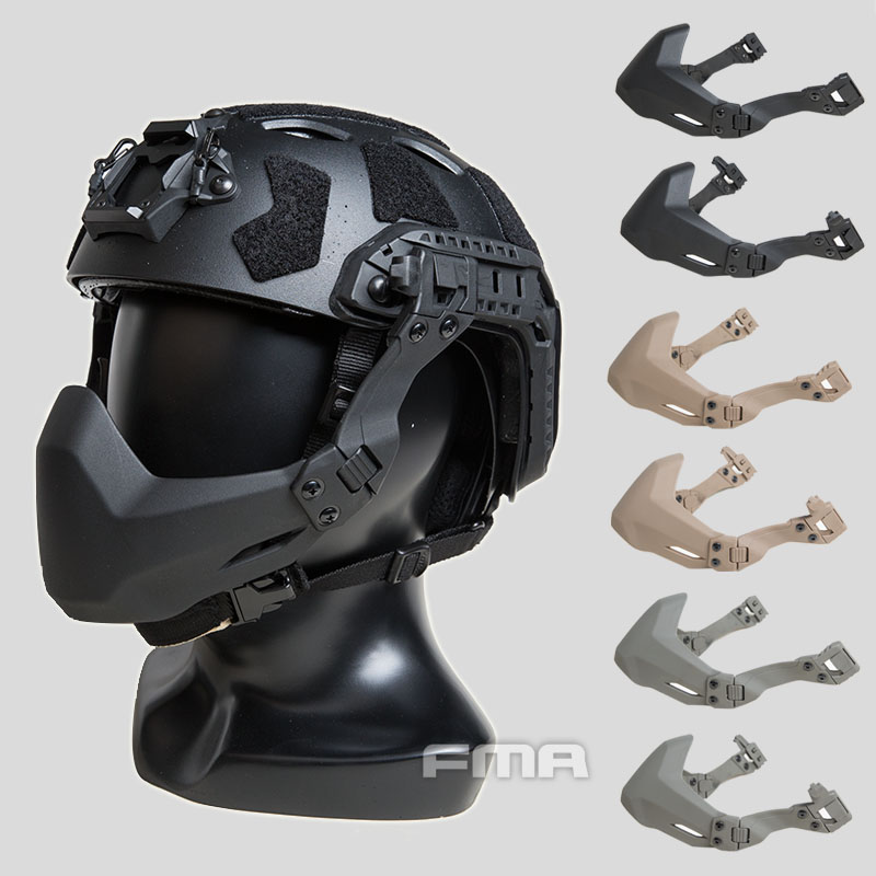 TBFMA 保护面罩 折叠式半面罩 通用型 头盔专用面罩 TB1363
