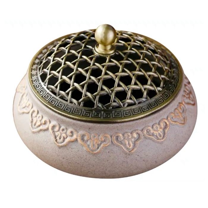 香炉印舒香檀香薰复古禅意熏香摆件茶道盘香香薰炉