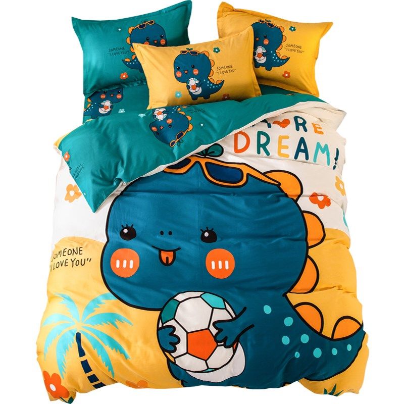 set bed case sheets duvet pieces cotton quilt cover pillow