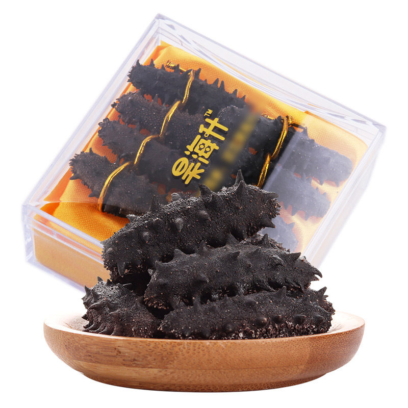 海升大连淡干海参干货50g参刺礼盒9-12只特价海海参