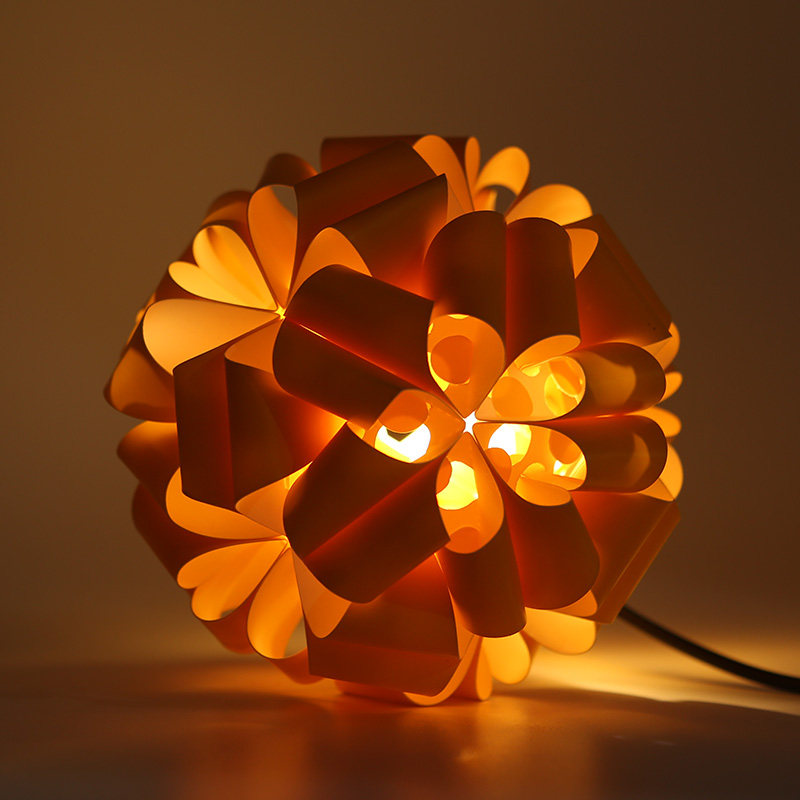 纸箱iqball纸小吊灯轻奢小夜灯吊顶房间装饰灯节日装扮用品