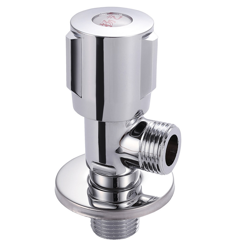 全铜加厚角阀冷热水三角阀热水器开关阀门马桶龙头进水通用三角阀