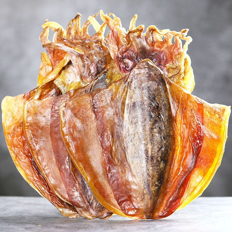 淡干墨鱼500g目鱼小墨鱼乌贼海鲜干货煲汤特级墨鱼干