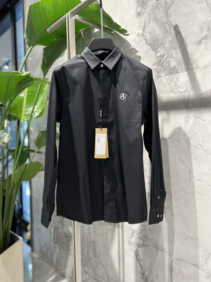 秋冬新款aquascutum雅格狮丹男装专柜长袖衬衫衬衫