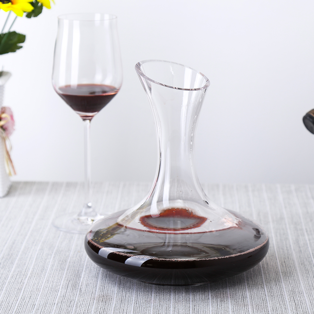 酒器红酒醒酒高白料水晶家用葡萄酒酒具1300ml醒酒器