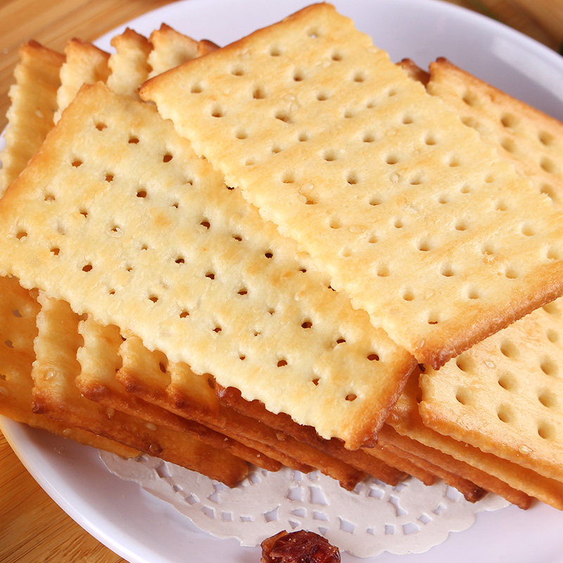饼干半球味丹苏打445g咸味奶盐梳打代餐饱腹苏打饼干