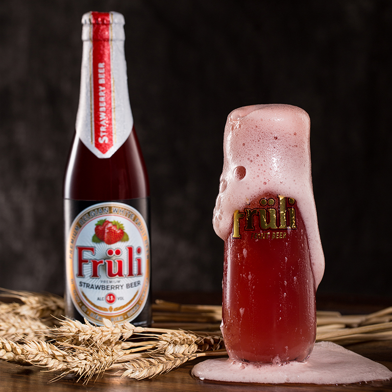 fruli官方旗舰店比利时进口芙力草莓精酿啤酒